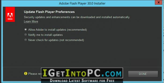 Adobe Flash Player 30.0.0.134 Free Download 3