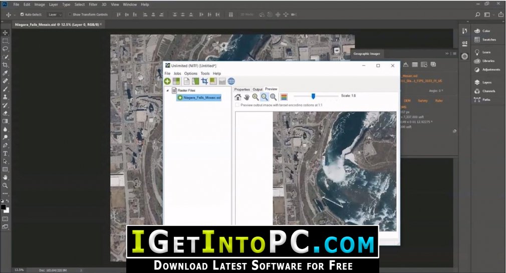 Avenza Geographic Imager 6 for Adobe Photoshop Free Download Windows and MacOS 3