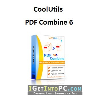CoolUtils PDF Combine 6.1.0.123 Free Download 1
