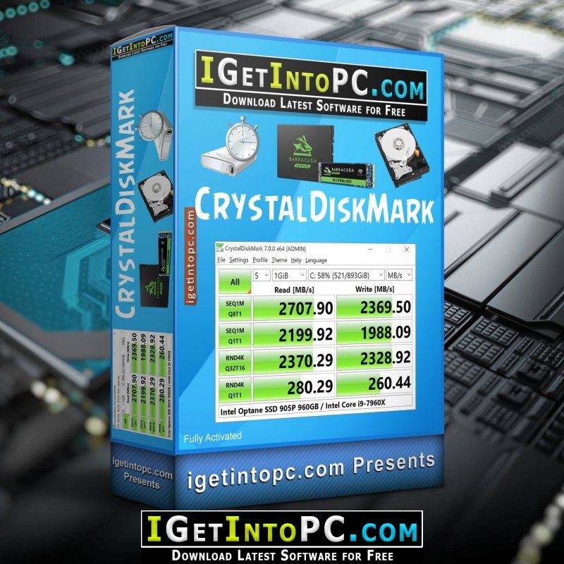 CrystalDiskMark free instals