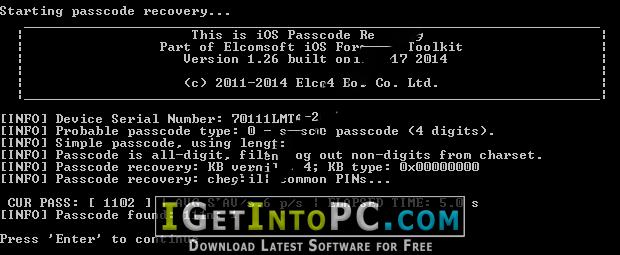 ElcomSoft iOS Forensic Toolkit 4.0 Free Download 3
