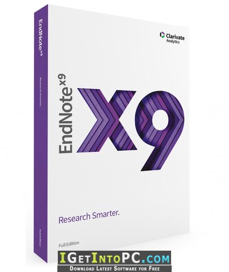 Endnote X9 Build 12062 Free Download 1
