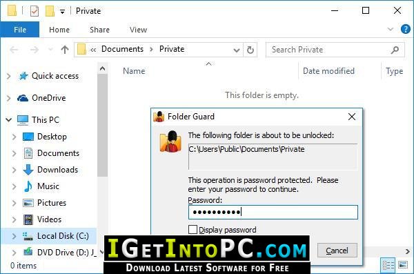 Folder Guard 20 Free Download 4