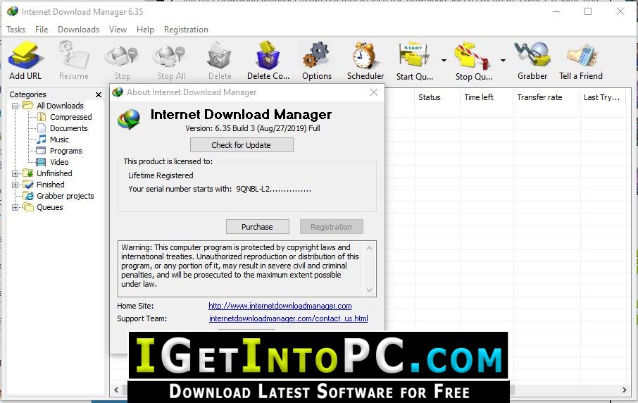 Internet Download Manager 6.35 Build 3 Retail IDM Free Download 1 1