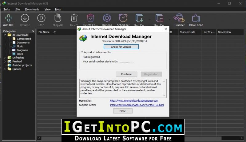 Internet Download Manager 6.38 Build 9 Retail IDM Free Download 1 1