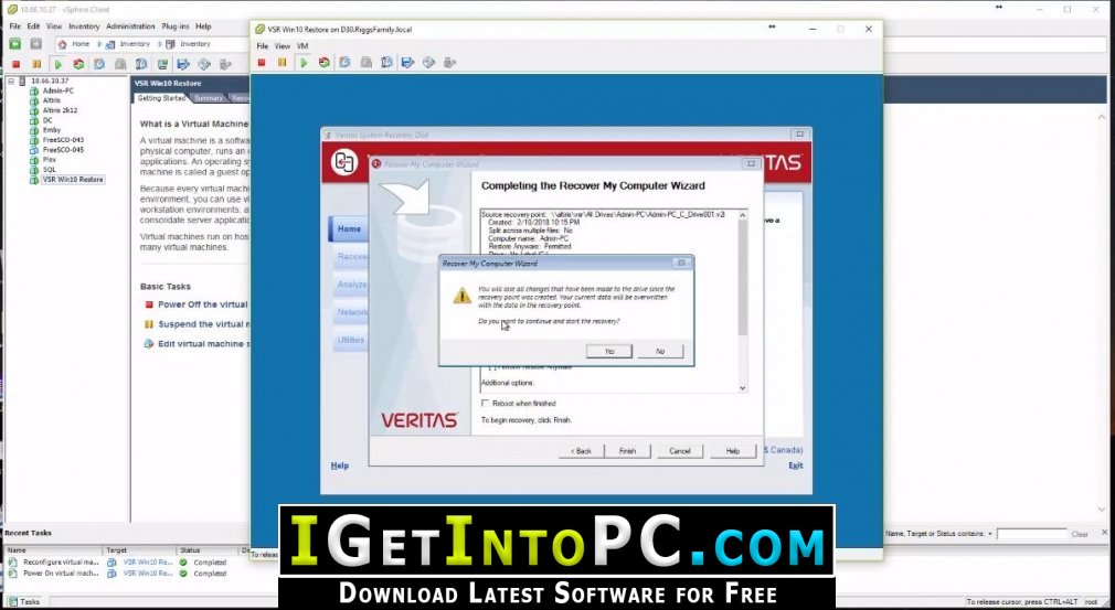 Veritas System Recovery 21 Free Download 3