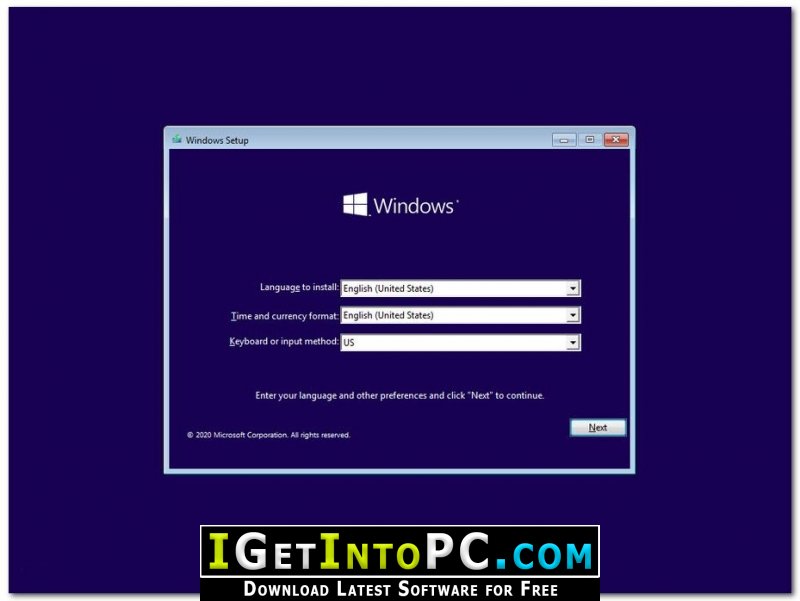 Windows 10 20H2 Pro 2021 Free Download 1 1