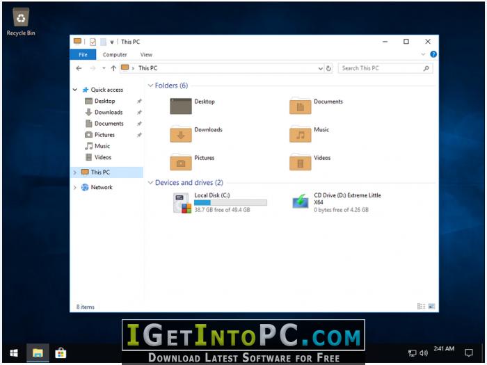 Windows 10 PRO RS4 x64 Lite Edition Free Download 4