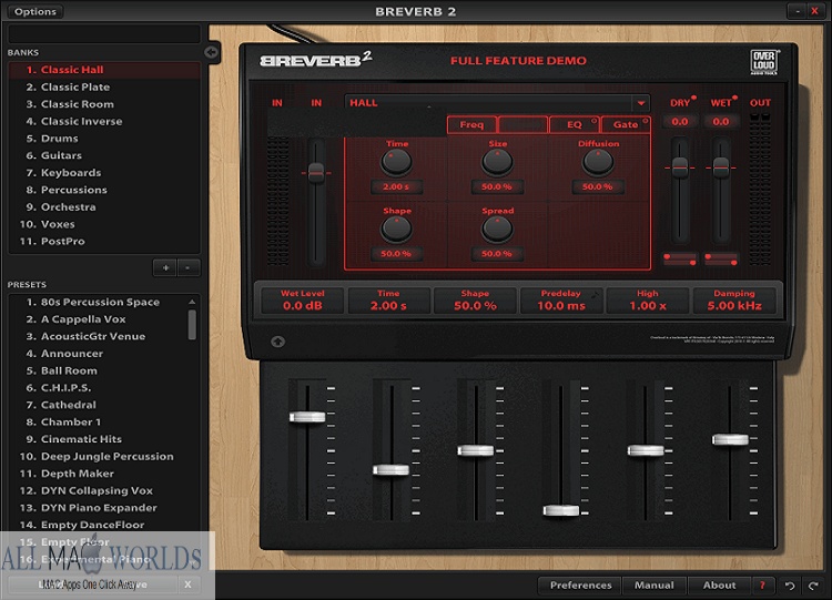 Overloud BREVERB 2 for macOS Free Download